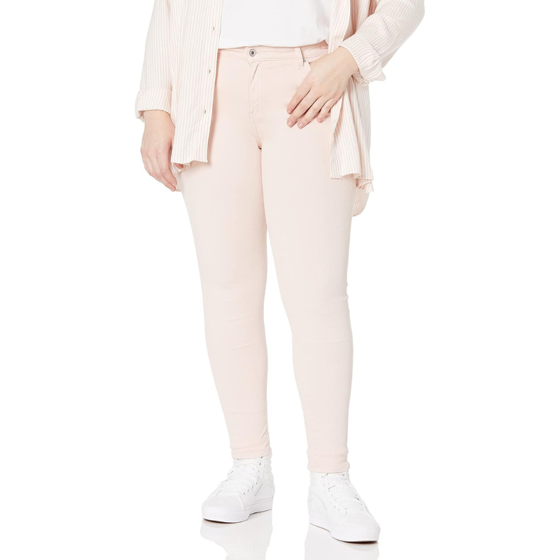 Dames Skinny Jeans - Mid-Rise Stretch Denim - Klassieke Pasvorm in Diverse Kleuren