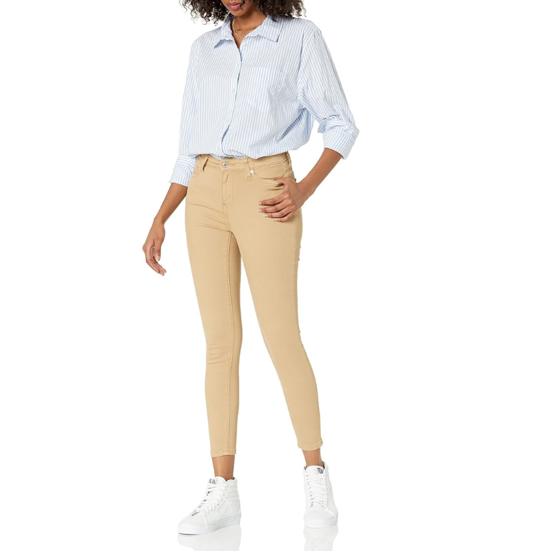 Dames Skinny Jeans - Mid-Rise Stretch Denim - Klassieke Pasvorm in Diverse Kleuren